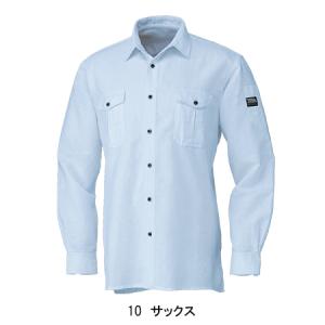 寅壱 作業服 寅壱 長袖シャツ 麻混 1020...の詳細画像2