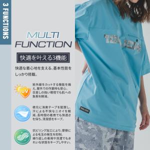 寅壱 作業服 作業着 Tシャツ 半袖 5932...の詳細画像3