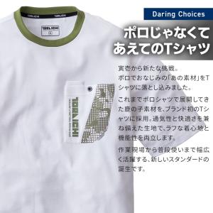 作業服 春夏用 寅壱 TORA 半袖クルーネッ...の詳細画像2