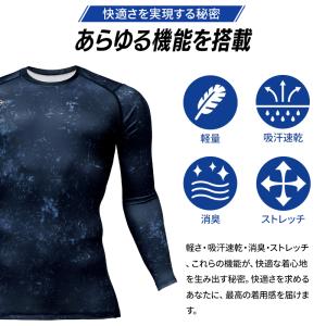 バートル 作業着 インナー 夏 4070 長袖...の詳細画像2
