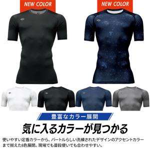 バートル 作業着 インナー 夏 4071 半袖...の詳細画像5