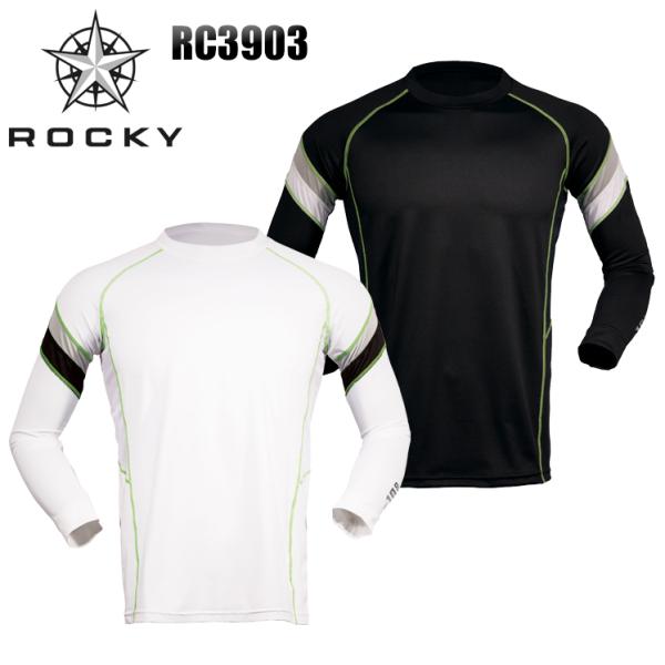 作業服 作業服 かっこいい おしゃれ 春夏用 長袖ラグランコンプレッションインナー メンズ ロッキー...