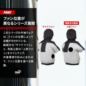 プーマ 空調作業服 半袖(ウェアのみ)AT-8...の詳細画像5