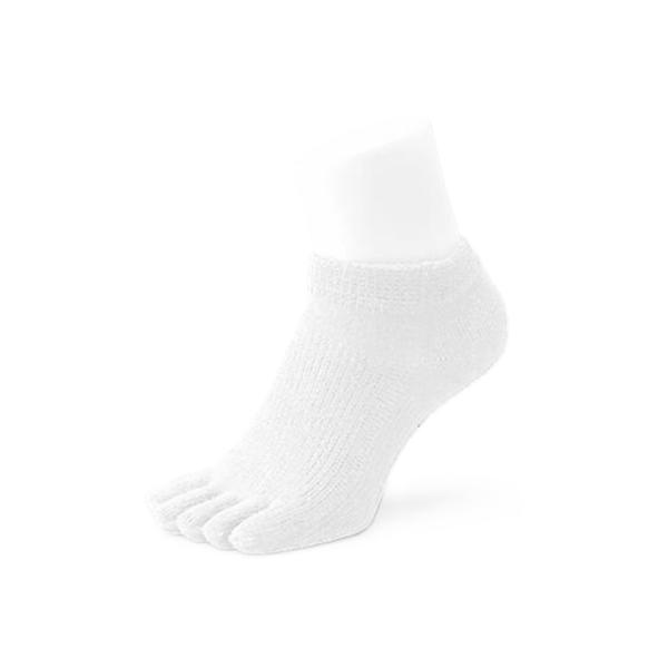 ゆびのばソックス　五本指　ゆびのばアンクル　ホワイト　iサイズ　23.5〜25.5cm　YSANKL...