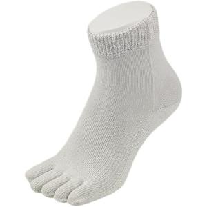 ゆびのばショート　シルバーグレー　Sサイズ　22.0〜25.5cm　5本指　ゆびのばソックス　YSF...