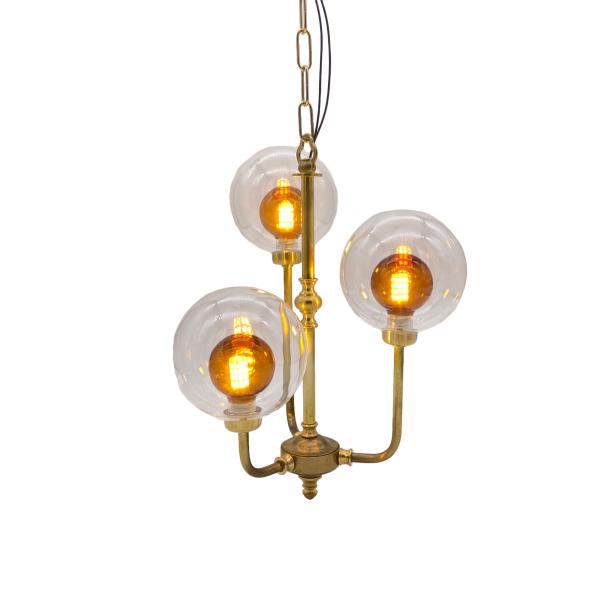 LED電球付き　LED　3灯ランプ　照明　おしゃれ　G9CH30G02  天井照明　 SUNYOW ...