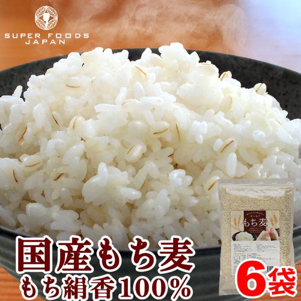 もち麦 国産 もち絹香 5.4kg (900g×6袋) 栃木県産