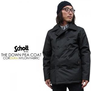 Schott ショット コーデュラー・ダウン・ピーコート CORDURA DOWN PEA COAT｜super-rag