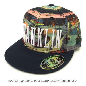 FRANKLIN MARSHALL フランクリン マーシャル ツイルベースボールキャップ BASEBALL CAP(FRANKLIN1956)｜super-rag