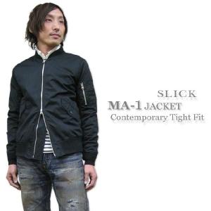 Slick スリック MA-1 JACKET（TIGHT FIT） MA-1 ジャケット（タイトフィット）｜super-rag