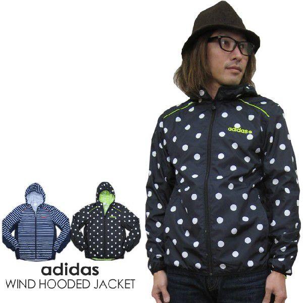ジャケット メンズ/adidas アディダス WIND HOODED JACKET