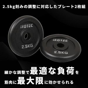 バーベル プレート IROTEC(アイロテック...の詳細画像1