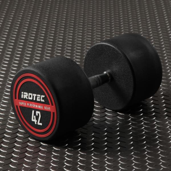 IROTEC（アイロテック）NEWラバージムダンベル42KG / ダンベル ラバーダンベル バーベル...