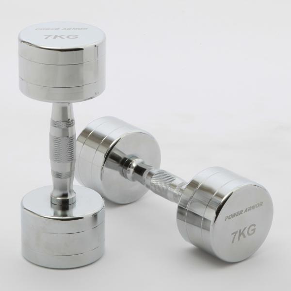 POWER ARMOR（パワーアーマー）NEWクロームダンベル7KG（2本セット）/ ダンベル バー...
