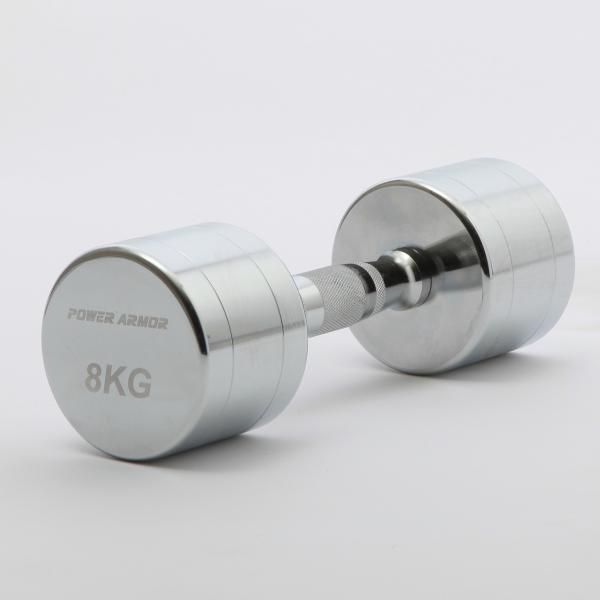 POWER ARMOR（パワーアーマー）NEWクロームダンベル8KG（1本）/ ダンベル バーベル ...