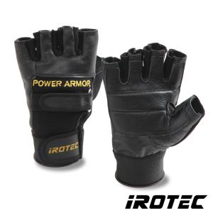 IROTEC（アイロテック）リフティンググローブブラック /トレーニンググローブ ウエイトトレーニンググローブ 筋トレ ベンチプレス ダンベル