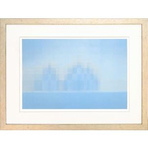 府川誠『帰電車』リトグラフ 【絵画 額付 新品 版画】 : ギャラリー
