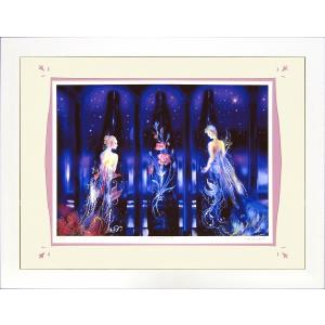 サルボ『エーゲ海・パノラマ』ミクストメディア 【絵画 額付 新品 版画