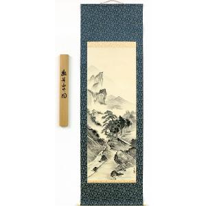 大野草思『南天』日本画 【掛け軸・新品】 : ギャラリー明日香 - 通販