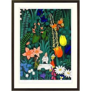 レイモン・ペイネ「 愛の晴れ時計 」リトグラフ 版画 版画 絵画 人物