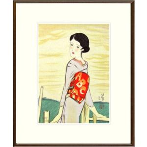 竹久夢二額 Amazon.co.jp: 豪華額入りポスター 竹久夢二 黒船屋 夢二郷土
