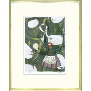 クリスチャン・リース・ラッセン『ETERNITY』複製画 【絵画 額付 新品