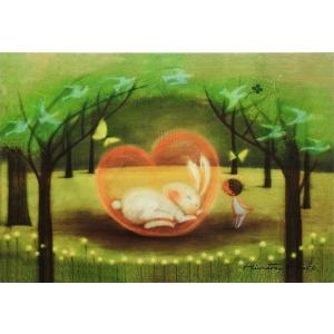 サルボ『午後のテラス』ミクストメディア 【絵画 額付 新品 版画