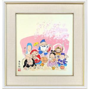 吉岡浩太郎『ホワイトクリスマス （B）』シルクスクリーン 【絵画 額