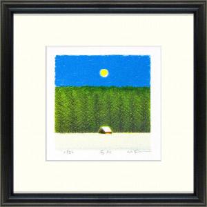 府川誠『帰電車』リトグラフ 【絵画 額付 新品 版画】 : ギャラリー