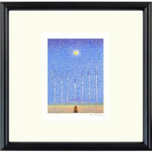 府川誠『帰電車』リトグラフ 【絵画 額付 新品 版画】 : ギャラリー
