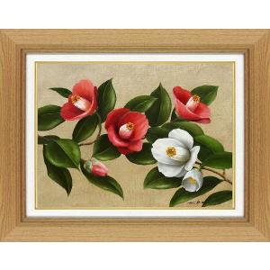 百合 絵画 花 油絵 油彩画 小室浩 「箱根百合」 額付き : アート