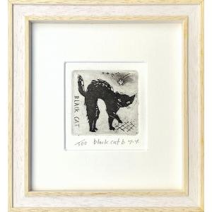 猫の絵画　油絵　金魚　眼鏡　額付き　原画　アート　インテリア 猫の絵画 油絵 金魚 眼鏡 額付き 原画 アート インテリア 猫の
