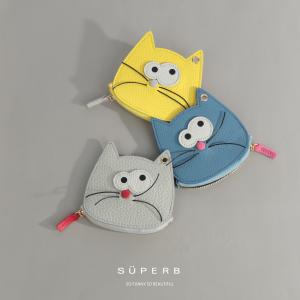 【期間限定販売】【NEKOミニポーチ/全22色】コインケース 本革 猫 小銭入れ レディース ミニポーチ 小物入れ レザー 日本製 猫グッズ かわいい おしゃれ ギフト