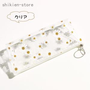 ペンケース クリア フラワー 韓国 ペンポーチ...の詳細画像2