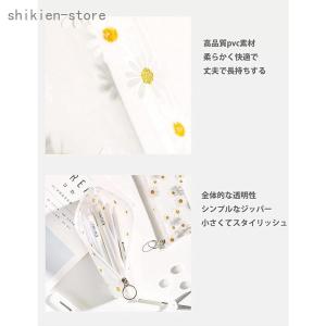 ペンケース クリア フラワー 韓国 ペンポーチ...の詳細画像4