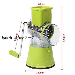 マニュアルロータリーチーズおろし器で3ステンレ...の詳細画像3