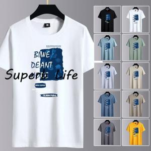 Tシャツ メンズ 半袖 おしゃれ 白Tシャツ ロンT スポーツ 半袖tシャツ 配いろ 涼しい カジュアルクルーネック 丸首 プリント 夏