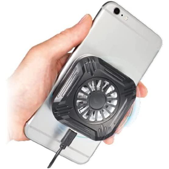 スマホクールファン 吸盤式 USB給電式 静音設計 毎分約8000回転 　スマホ冷却 熱暴走 冷却 ...