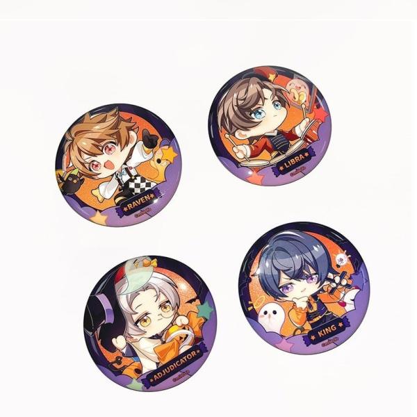 【各10個セット】未定事件簿 缶バッジ＆バッジカバーセット 水無瀬 夏彦  左京 静真 森月 黎 和...