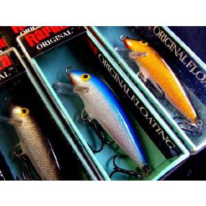 Rapala ミノー オリジナルフローティング 時代を超えて愛されるルアー、ラパラ・オリジナルフローティング