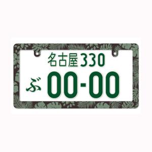 BN-124 ハワイ(南国)ナンバーフレーム(リーフ2)