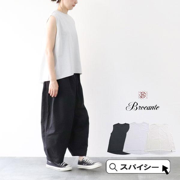 ブロカント Brocante 39-229N ヴィンテージ天竺 ココンノースリーブ タンク DMG ...