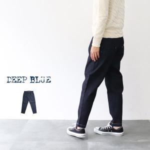 【10％offクーポン配布中】 DEEP BLUE ディープブルー 72822-1 切替テーパードデニムパンツ｜supereasy-japan