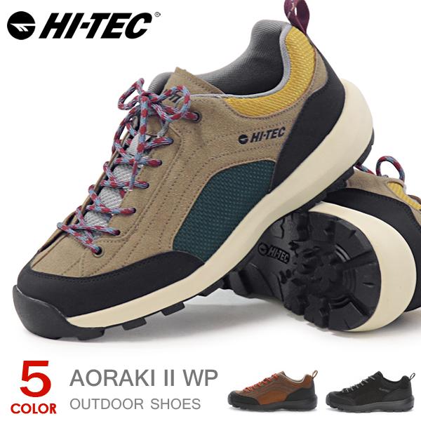 ハイテック トレッキングシューズ 登山靴 防水 スニーカー メンズ レディース HI-TEC AOR...