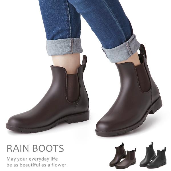 レインブーツ レインシューズ レディース メンズ ショート 長靴 防水シューズ 3360 4460