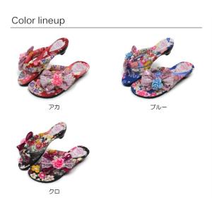 サンダル キッズ 女の子 浴衣 草履 ミュール...の詳細画像2