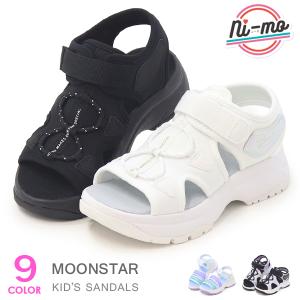 ムーンスター ni-mo キッズ サンダル 女の子 ジュニア ウェッジソール キッズサンダル ニーモ｜superfoot