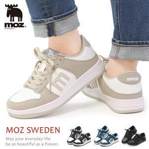 moz モズ スニーカー レディース 厚底 ウォーキングシューズ コートシューズ 靴 おしゃれ 歩きやすい