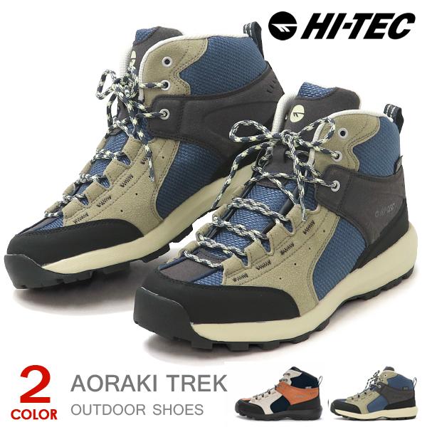 ハイテック トレッキングシューズ 登山靴 防水 スニーカー メンズ レディース HI-TEC AOR...