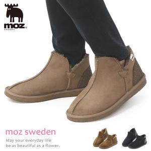 moz（モズ） ムートンブーツ ショートブーツ センターシーム